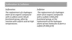Sulfonation &amp; sulfation | PPTX