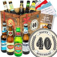 40 Geburtstag Biere Der Welt 40 Geburtstag Lustige Geschenke Amazon De Lebensmittel Getranke