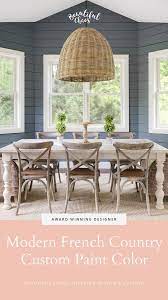 It can also feel earthy and natural when used with sage or olive tones. Beautiful Chaos Signature Wall Color Collection Brochure Award Winning Modern French Country Wall Color Selections In 2020 Modern Farmhouse Dining Room French Country Dining Room French Country Dining Room Set