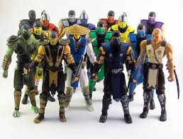 Mortal Kombat 4 Inch Action Figure Group Shot Mortal Kombat Figures Mortal Kombat Mortal Kombat 4