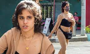Karla camila cabello estrabao (/ k ə ˈ m iː l ə k ə ˈ b eɪ oʊ /; Camila Cabello Heads To Lunch In Hollywood In Tblack Crop Top With Nude Hoodie And Drawstring Pants Daily Mail Online