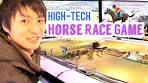 Looks so cool and real!? Horse race game in Japan at Round ...
