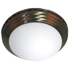 Nuvent Decorative Antique Brass Dome 100 Cfm Ceiling Bathroom Exhaust Fan Nxmd1001abups The Home Depot Fan Light Bathroom Fan Light Bathroom Exhaust