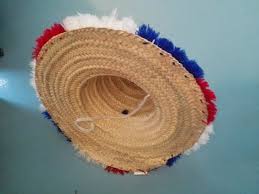 Moroccan Taraza Hat In Straw And Embroidered Wool Plusiur Colors Chefchaouentaraza Moroccanhat Morocco Morocc Embroidered Wool Handmade Handmade Crafts