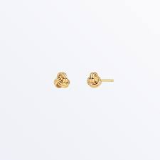 Love Knot Stud Earrings Mini Love Knot In 2020 Knot Stud Earrings Stud Earrings Knot Studs