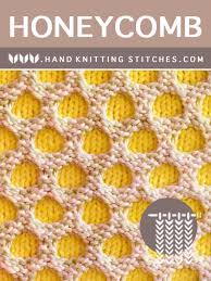 Our directory links to free knitting patterns only. Honeycomb Slip Stitch Pattern Hand Knitting Stitches