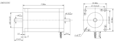 I can't guarantee its accuracy but it is fairly easy to tell how the wires pair up. 4axis Nema 23 Stepper Motor 435 Oz In 4 2a 112mm Dual Shaft Driver Dm542 Cnc Kit Ebay