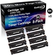 Your screen resolution does not allow to view this document online. Black Compatible 8 Pack 125 Printer Toner Cartridge Crg125 Replacement For Canon Imageclass Lbp6000 Lbp6030w Mf3010