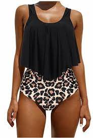 Best Websites For Swimsuits To Hide Belly Pooch For Cheap Flowy Leopard Bikinis Wi Swimsuits High Waisted Tankini Swimsuits For Women Swimsuit High Waisted