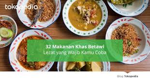 Pewarna alami diperoleh dari tanaman yang berupa pigmen. 32 Makanan Khas Betawi Lezat Yang Wajib Kamu Coba Tokopedia Blog