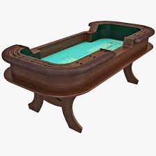 Craps Table 2 3d Model Ad Craps Table Model 3ds Max Models Table Model