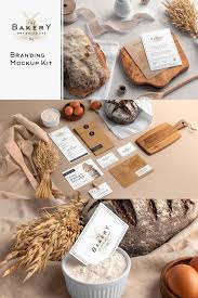 Bakery Branding Mockup Kit In 2020 Bakery Branding Bread Packaging Bakery Branding Design
