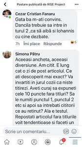 46 de rezultate pentru eticheta rise project. Scandal UriaÈ™ Intre Rise Project È™i Cititori DupÄƒ Noul Articol Cu Dan Barna O MembrÄƒ Plus AcuzÄƒ CÄƒ Este HÄƒrÈ›uitÄƒ AmeninÈ›atÄƒ È™i Chiar È™antajatÄƒ De Un Jurnalist Al PublicaÈ›iei Podul