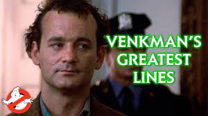 Peter Venkman S Iconic Lines Ghostbusters Youtube