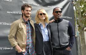 With andrew garfield, emma stone, jamie foxx, dane dehaan. Wallpaper Emma Stone Andrew Garfield Jamie Foxx The Amazing Spider Man 2 New The Amazing Spider Man 2 Images For Desktop Section Filmy Download