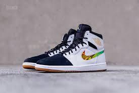 Black And Brown Air Jordans Air Jordan 1 Retro Hi Nouveau White Black Gum Light Brown Sole Collector Air Jordans Sneakers Fashion Sneakers Men Fashion