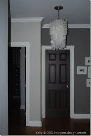 Dttd Imagine Design Create Let S Create Diy Chapiz Chandelier Grey Walls White Trim Black Interior Doors Grey Walls