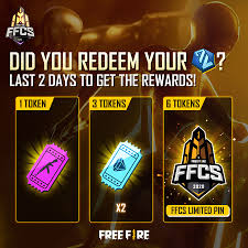 The ffcs asia (free fire continental series) finals is currently underway. Garena Free Fire Survivors Have You Redeemed Your Ffcs Triangle Tokens For Rewards If You Haven T Hurry Now As There Are Only 2 More Days Left To Redeem Your Rewards
