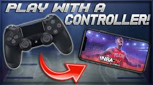 Playing Nba 2k Mobile With A Ps4 Controller So Smooth Youtube