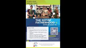 +603 7932 2098 / +603 7932 3098. The Joy Of Fatherhood By Datuk Dr Kenny Youtube