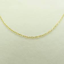 A corrente de ouro é um objeto de cobiça desde a antiguidade. Corrente Em Ouro 10k Com Elos Ovais Peso 1 1 Gr 50 Cm