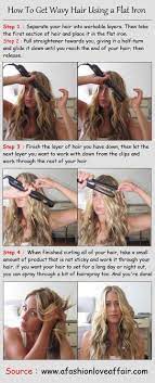 How To Get Wavy Hair Using A Flat Iron Pintutorials Hair Styles Wavy Hairstyles Tutorial Hair Tutorial
