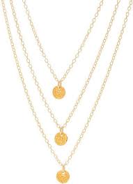 Gorjana S 3 Disc Necklace By C Amp C California Disc Necklace Summer Necklace Gorjana