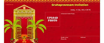 Free Online Griha Pravesh Housewarming Invitation House Warming Invitations Housewarming Invitation Cards Housewarming Invitation Templates Use the housewarming invitation template with the vintage. housewarming invitation cards