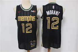 Rich in music history, memphis is the birthplace of one of soul music's great record labels. Memphis Grizzlies 12 Ja Morant Black Golden City Edition Nike Nba Jersey Misterjersey Com