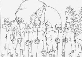 When we think of october holidays, most of us think of halloween. All Akatsuki Members Coloring Page Coloring Home