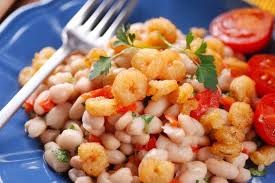 Mettete i fagioli cannellini a bagno per almeno 12 ore. Insalata Di Fagioli E Gamberetti La Ricetta Sfiziosa Gustoblog
