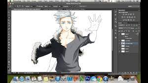 Adobe illustrator & photoshop tutorial: Drawing Anime On Photoshop Creative Art