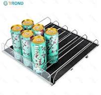 Supermarket Shelf Management System Beverage Cooler Gravity Feed Roller  Slides Glide Racks Roller Tray for Convenient Drink