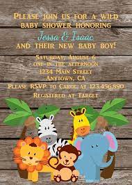 Jungle Baby Shower Invites Zoo Animal Baby Shower Jungle Etsy Invitaciones De Baby Shower De Varon Plantillas Para Invitacion De Cumpleanos Baby Showers De Animales