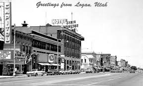 Logan Main Street 1961 From 1st South And Main Looking North Logan Utah Utah Street View