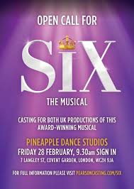 The company of beetlejuice took their bows at the winter garden theatre for the wednesday evening show. Open Casting Call Announced For West End Uk Tour Productions Of Six The Musical Theatre Fan