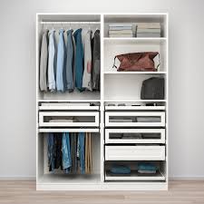 How to assemble sliding doors for ikea pax wardrobe. Pax Wardrobe Combination White 150x58x201 Cm Shop Today Ikea