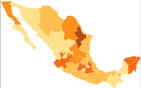 Os mostramos algunos mapas de méxico. Coronavirus Casos En Mexico Por Estado Mapa Al 25 De Marzo