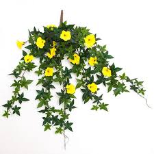 Outdoor artificial flowers including azalea, gardenia, and bougainvillea flower designs. Outdoor Artificial Morning Glory Vines Artificial Plants Unlimited