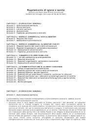 Alimenti e bevande, laboratori e attività di vicinato. Calameo Regolamento Igiene E Sanita Comune Di Napoli