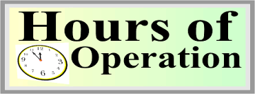 Image result for hours of operation