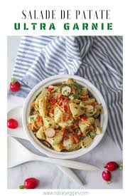 Salade De Patates Bien Garnie Noble Veggies Recipe In 2020 Potato Salad Veggie Recipes Vegetarian Recipes