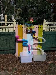 Wasserstation Naturalplaygroundideaswater Wasserstation Naturspielplatz Spielplatz Im Freien Kinder Garten