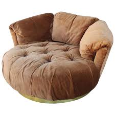 Plush Tufted Circle Lounge Chair With Brass Base 1stdibs Com Chair Lounge Chair Circle Chair Shop for circular lounge chair online at target.