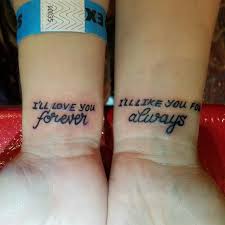 Tattoo For My Mamma I Ll Love You Forever I Ll Like You For Always Love Yourself Tattoo Forever Tattoo Tattoos For Daughters