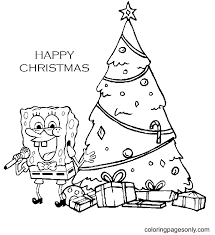 The holiday decor pros at hgtv share 8 tips for opting for a more colorful palette this christmas. Spongebob Christmas Tree Coloring Pages Christmas Tree Coloring Pages Coloring Pages For Kids And Adults