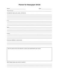 An article is an expression of one's thought on an issue or a subject logically and coherently written in meaningful paragraphs. Newspaper Article Planner Newspaper Article Article Writing Articles For Kids