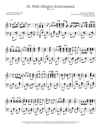 Lisztomania (arr. Trisha Wolf) by Phoenix Sheet Music for Piano Solo at  Sheet Music Direct