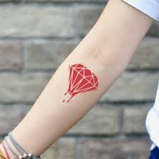 Here is a collection of beautiful diamond tattoos that would look stunning on any of your body parts. Blood Diamond Temporary Tattoo Sticker Ohmytat