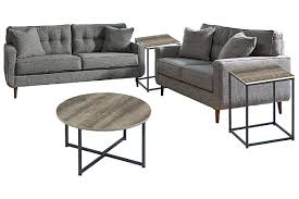 Most, but not all, of these living rooms are also small so i suspect that was the primary factor in these homeowners' choice to go without a coffee table. Zardoni Sofa And Loveseat With Coffee Table And 2 End Tables Ashley Furniture Homestore